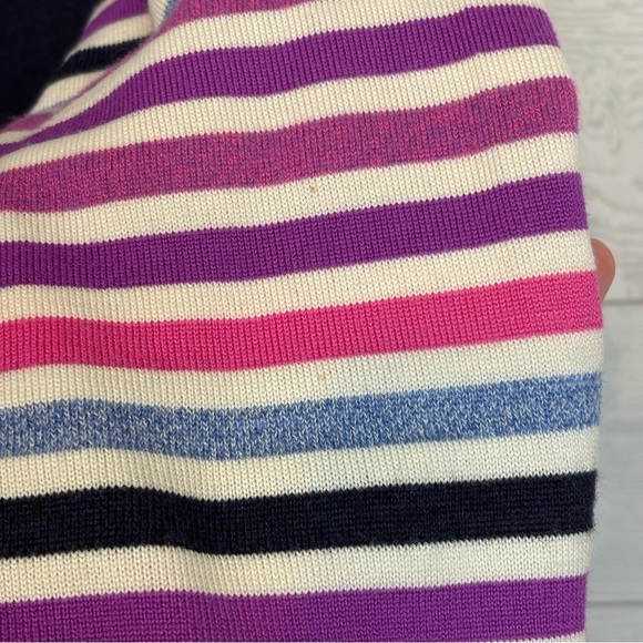 Escada Stripe Wool/Cashmere Blend Sweater Set Size 46 (XXL) - Picture 4 of 14